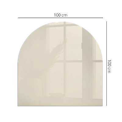 Glass hearths for wood burners Culoare Bej