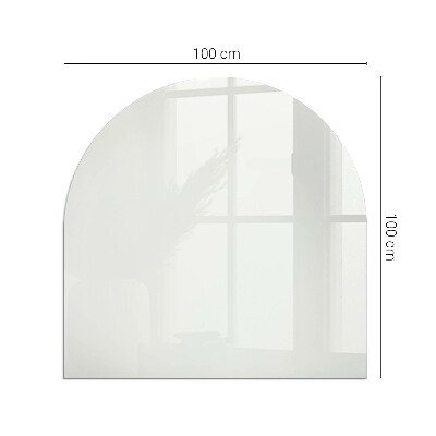 Sticlă securizată de protecție sub sobă Culoare Fildeș