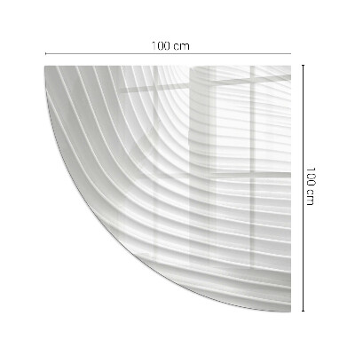 Protecție sub sobă sfert Waves of delicate lines