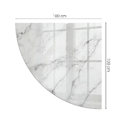 Sticlă sub șemineu sfert Marble pattern with veins