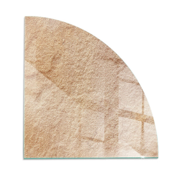 Protecție sub sobă sfert Natural stone texture