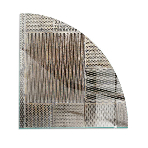 Sticlă sub șemineu sfert Pattern of perforated sheet metal