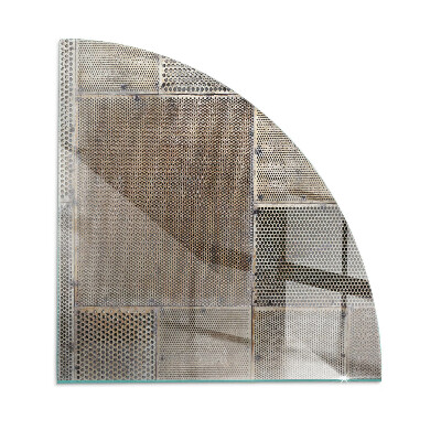 Sticlă sub șemineu sfert Pattern of perforated sheet metal