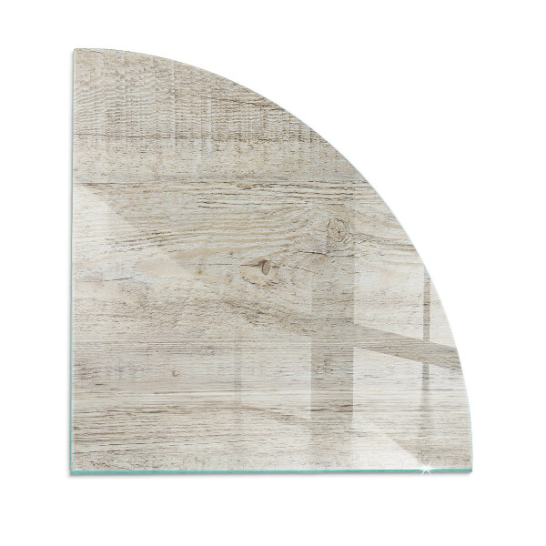 Protecție sub sobă sfert Light wood texture