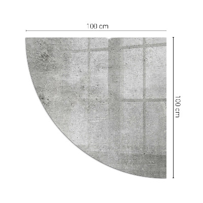 Sticlă sub șemineu sfert Raw concrete texture