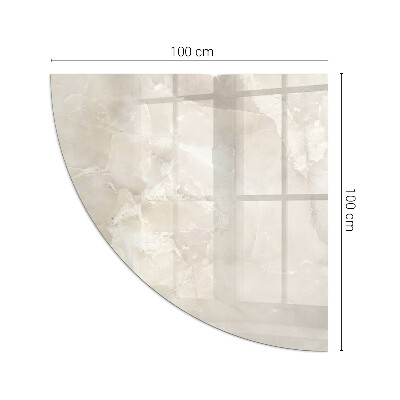 Protecție sub sobă sfert Natural marble pattern