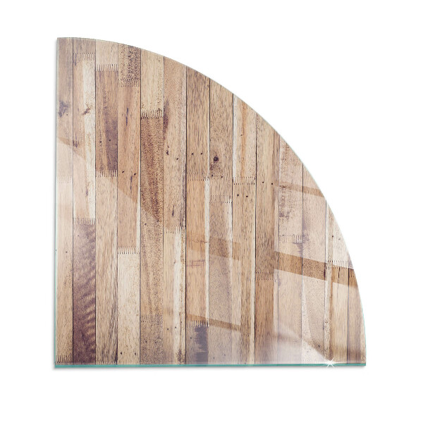 Sticlă sub șemineu sfert Wooden board in arrangement