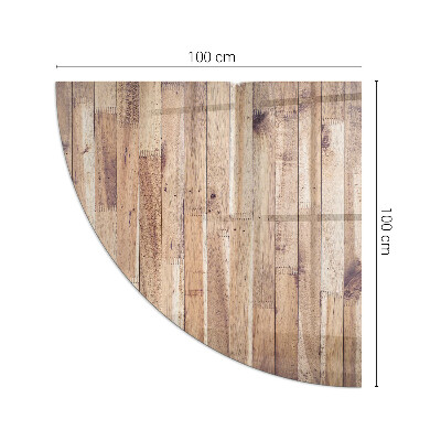 Sticlă sub șemineu sfert Wooden board in arrangement