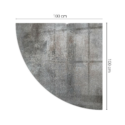Protecție sub sobă sfert Raw surface texture