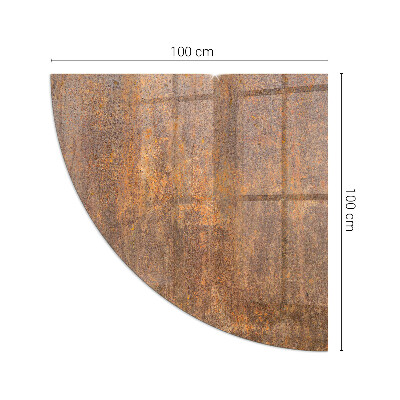 Sticlă sub șemineu sfert Rust texture on metal