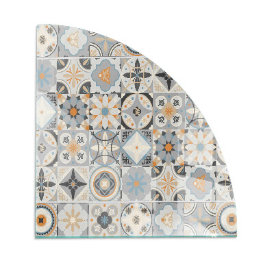 Protecție sub sobă sfert Mosaic patterns in tiles