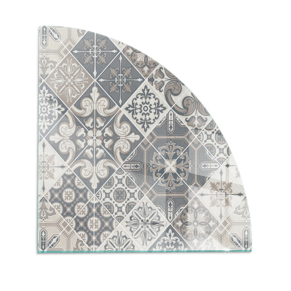 Sticlă sub șemineu sfert Decorative mosaic pattern