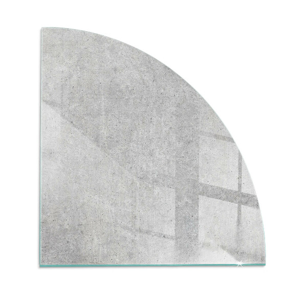 Protecție sub sobă sfert Raw concrete texture