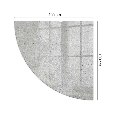 Protecție sub sobă sfert Raw concrete texture