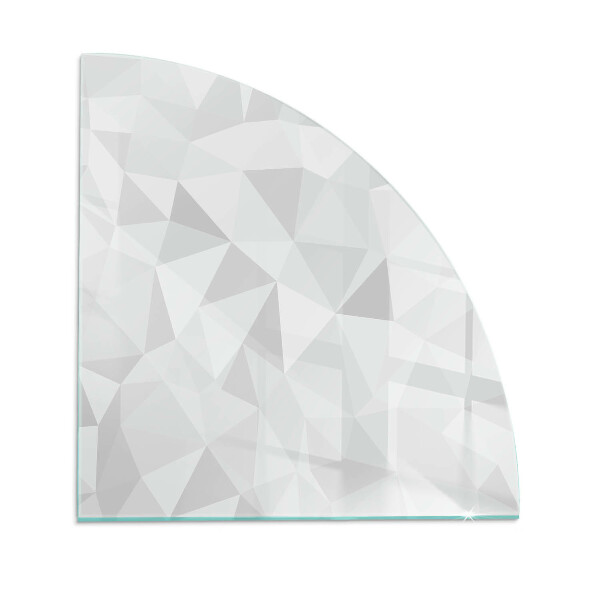 Sticlă sub șemineu sfert Abstract geometric pattern