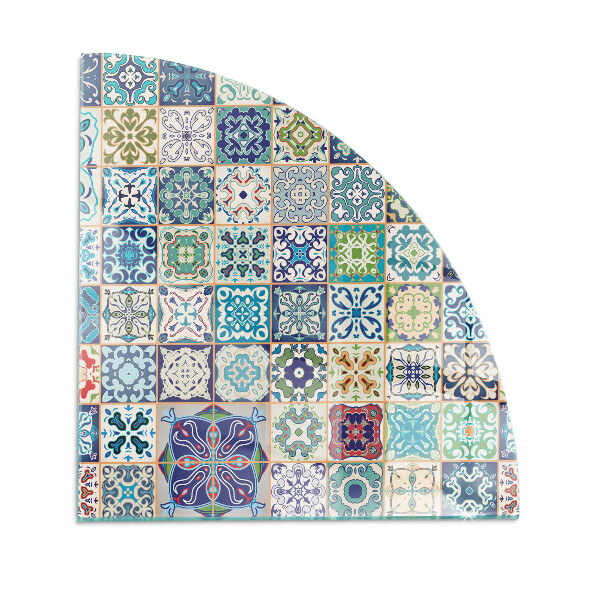 Sticlă sub șemineu sfert Mosaic patterns on tiles