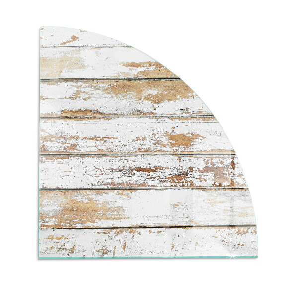 Protecție sub sobă sfert A damaged wooden board