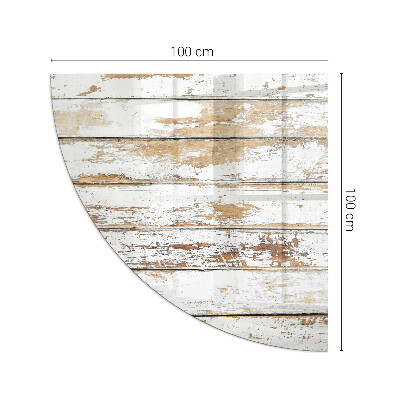 Protecție sub sobă sfert A damaged wooden board
