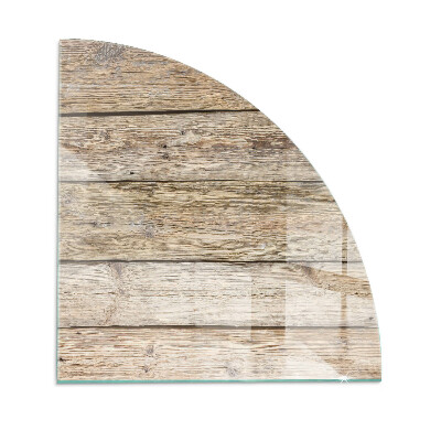 Protecție sub sobă sfert Natural wood boards