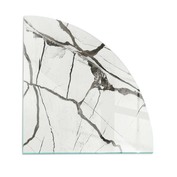 Sticlă sub șemineu sfert Marble vein pattern