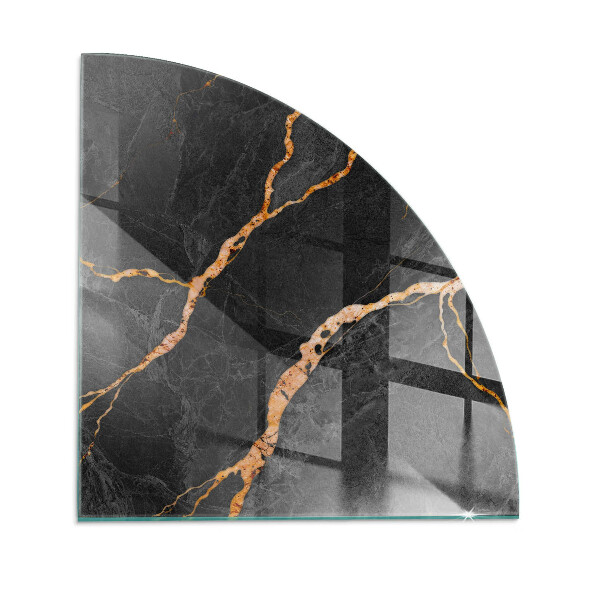 Sticlă sub șemineu sfert Elegant marble with veins