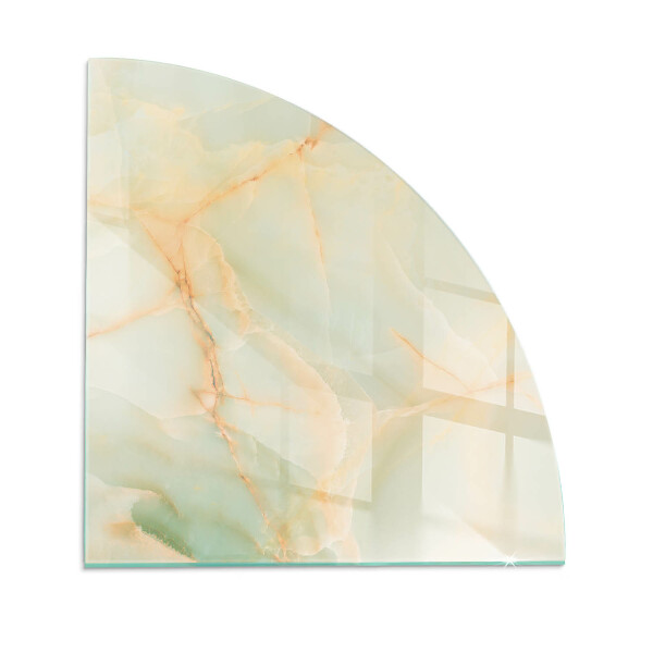 Sticlă sub șemineu sfert Abstract marble pattern