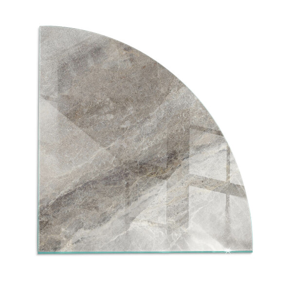 Protecție sub sobă sfert Natural stone pattern