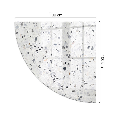 Sticlă sub șemineu sfert Stone pattern with particles