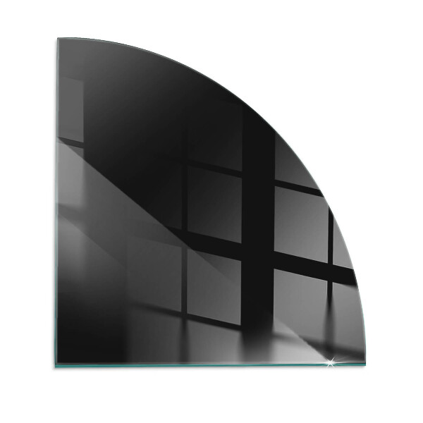 Protecție sub sobă sfert Color Dark graphite