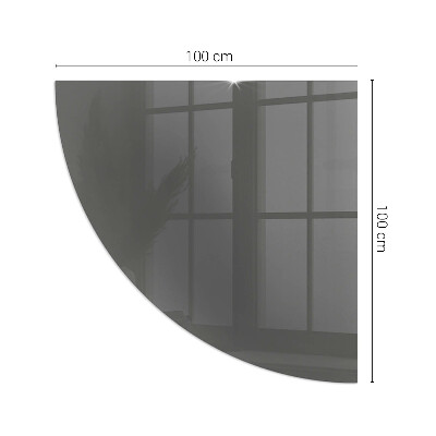 Protecție sub sobă sfert Color Gray-brown