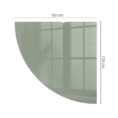 Protecție sub sobă sfert Color grey-green