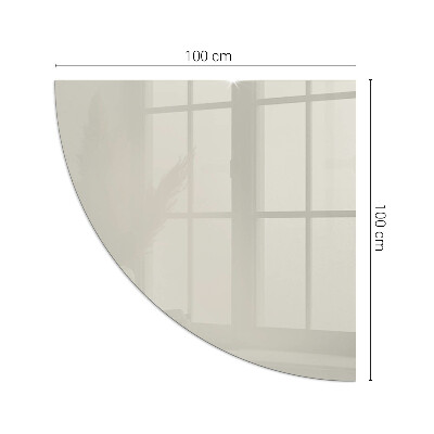 Protecție sub sobă sfert Color Light cream