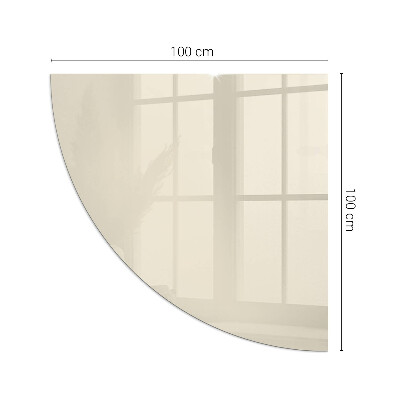 Protecție sub sobă sfert Color Beige