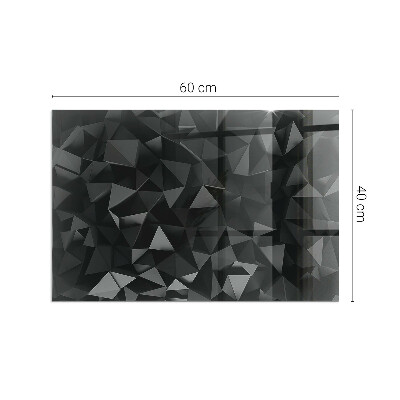 Sticlă securizată protecție sub sobă Geometrie tridimensională