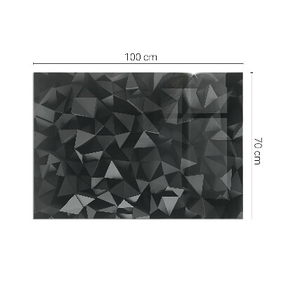 Sticlă securizată protecție sub sobă Geometrie tridimensională