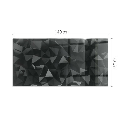 Sticlă securizată protecție sub sobă Geometrie tridimensională