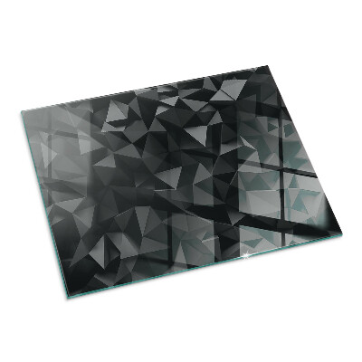 Sticlă securizată protecție sub sobă Geometrie tridimensională