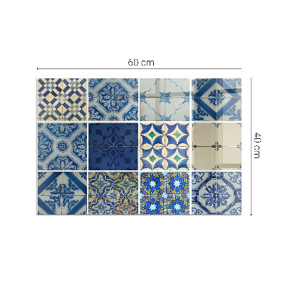 Sticlă securizată protecție sub sobă Modele de plăci ceramice