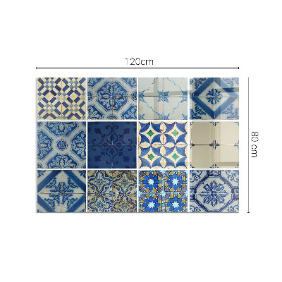 Sticlă securizată protecție sub sobă Modele de plăci ceramice