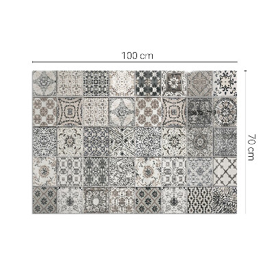 Sticlă dreptunghiulară pentru șemineu Modele decorative de faianță