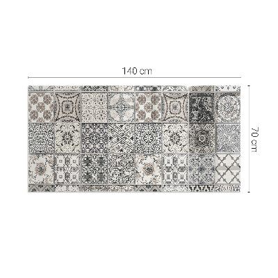 Sticlă dreptunghiulară pentru șemineu Modele decorative de faianță