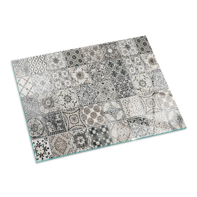 Sticlă dreptunghiulară pentru șemineu Modele decorative de faianță