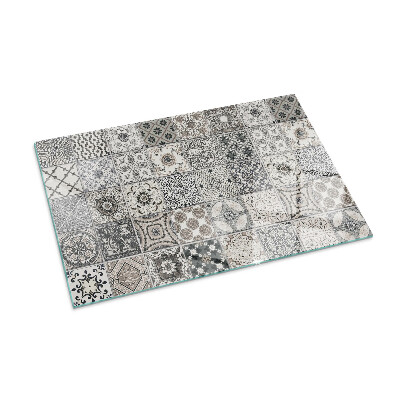 Sticlă dreptunghiulară pentru șemineu Modele decorative de faianță