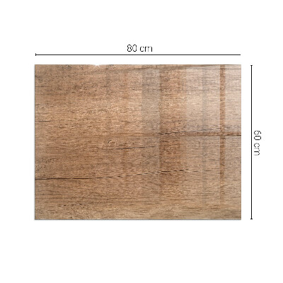 Sticlă dreptunghiulară pentru șemineu Model din lemn natural