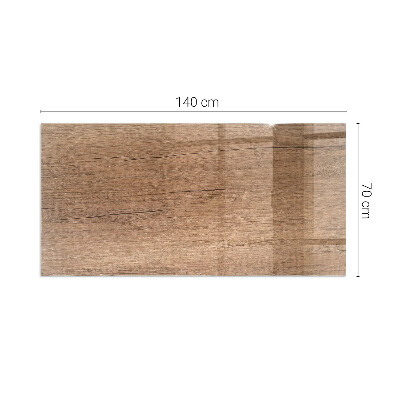 Sticlă dreptunghiulară pentru șemineu Model din lemn natural