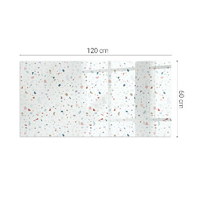 Sticlă dreptunghiulară pentru șemineu Model cu forme mici
