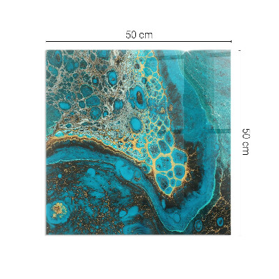 Sticlă securizată protecție sub sobă Model organic abstract