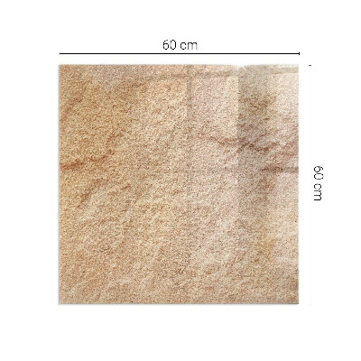 Sticlă dreptunghiulară pentru șemineu Textura piatra naturala