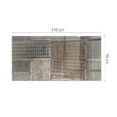 Sticlă securizată protecție sub sobă Model de tablă perforată