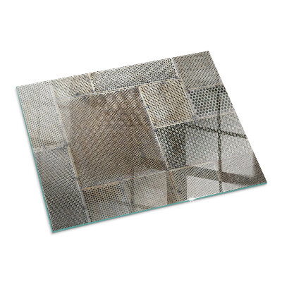 Sticlă securizată protecție sub sobă Model de tablă perforată